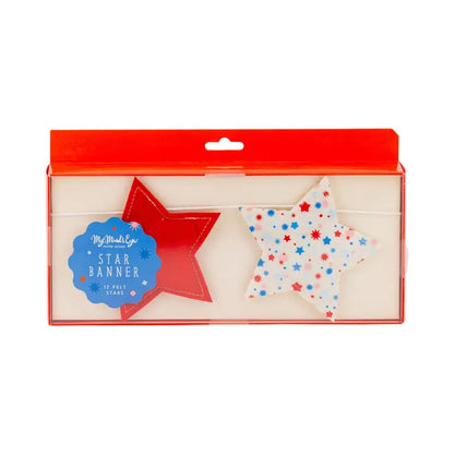 Puffy Felt Star Banner