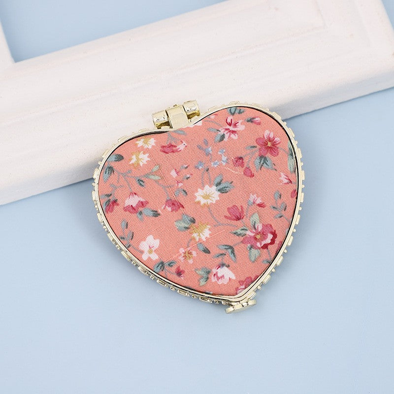 Floral Compact Mirror