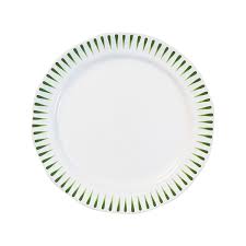 Sitio Stripe Basil Salad Plate