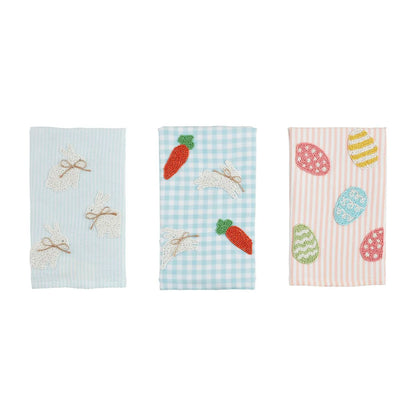 Beaded Easter Tea Towel