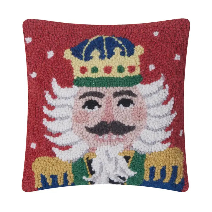 Holiday Nutcracker Hook Pillow