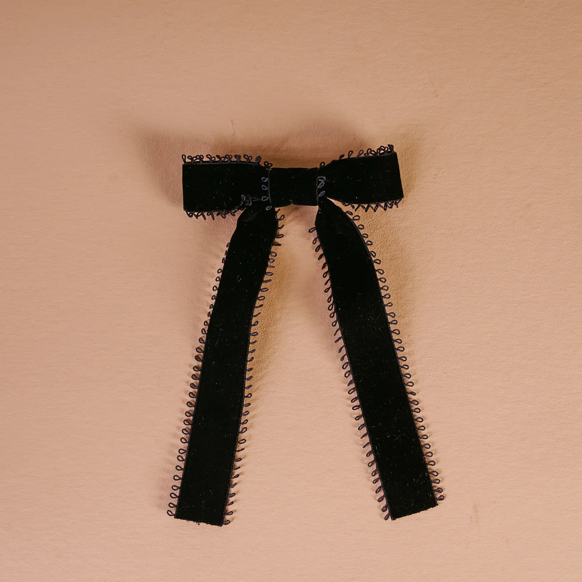 Black Vintage Velvet Bow