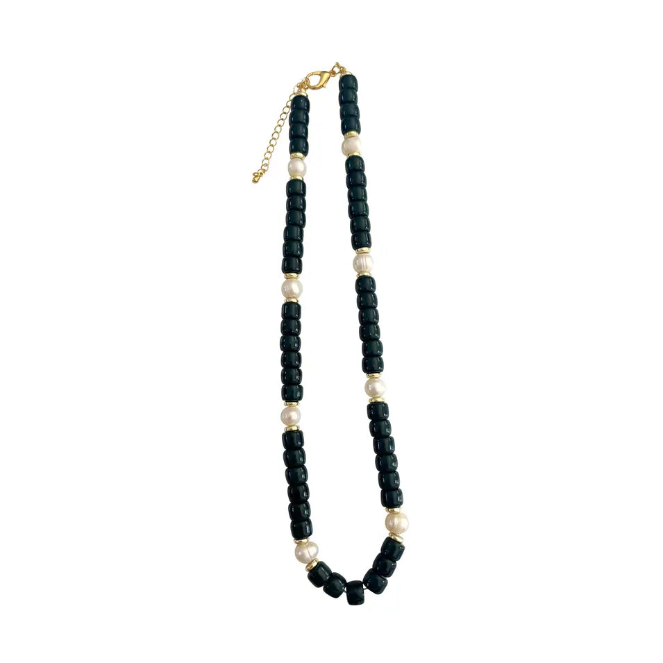 Victory Beaded Pearl Necklace