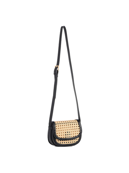 Lyra Black Crossbody Purse