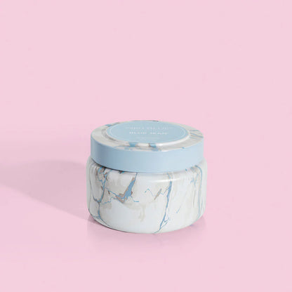Blue Jean Marble Travel Tin Candle