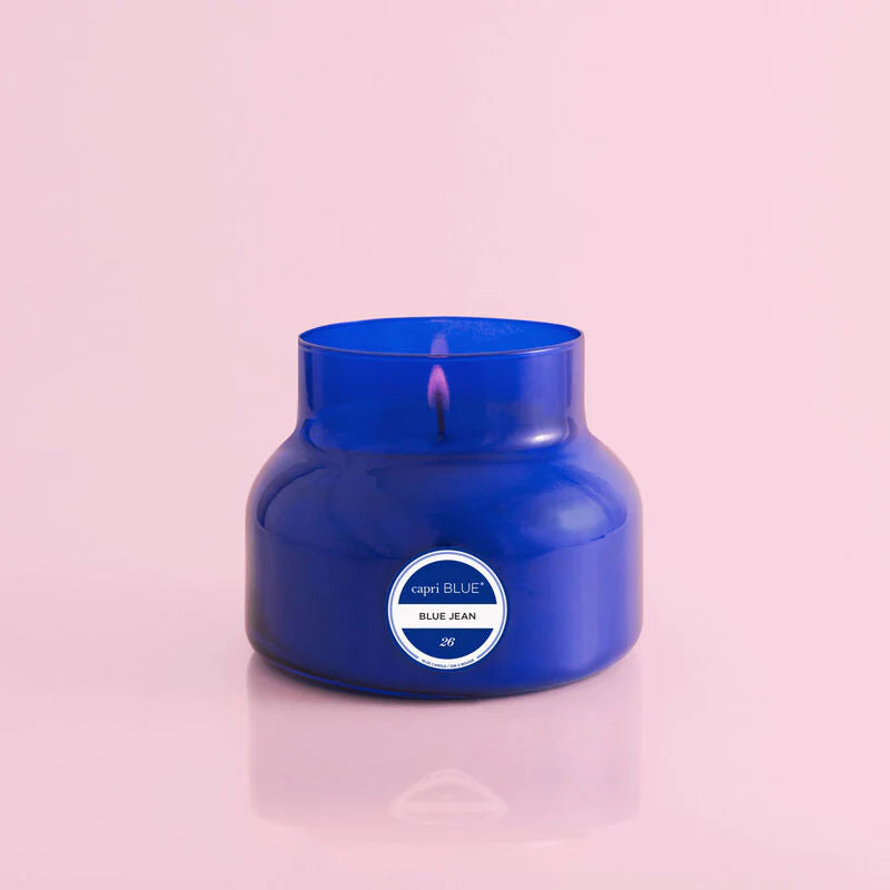 Blue Jean Signature Blue Candle