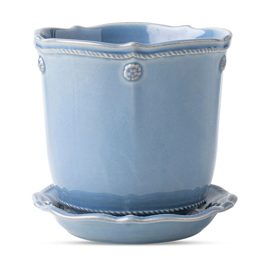 Lg Chambray B&T Planter