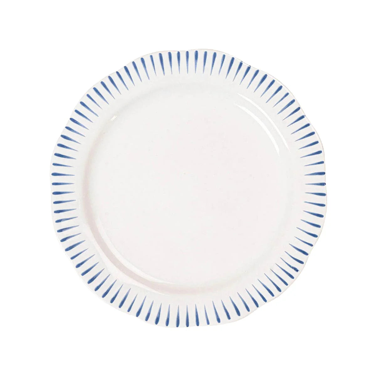 Sitio Stripe Dinner Plate- Delft
