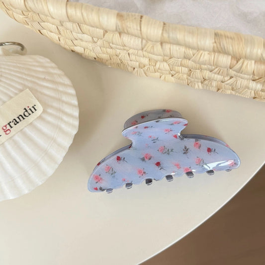 Elegant Flower Claw Clip