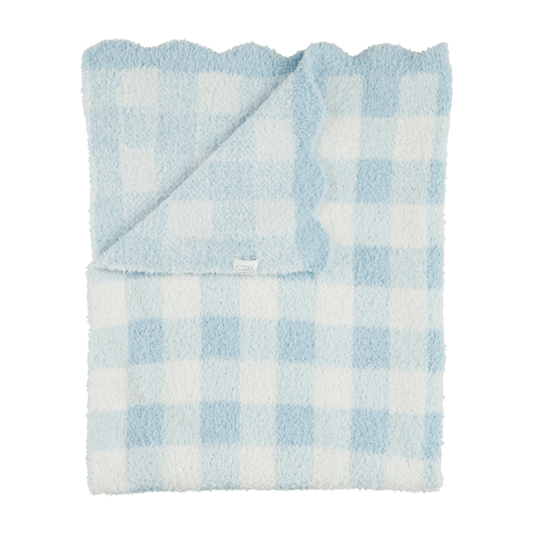 Gingham Chenille Blanket