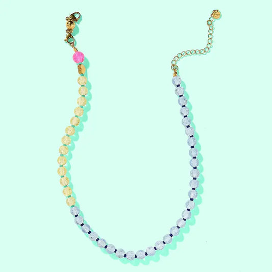 Rainy Blue + Green Necklace