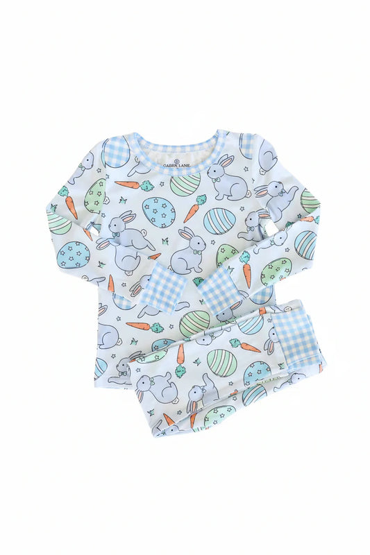 Blue Hoppy Spring Pj Set