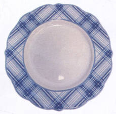 Chambray Tartan Dinner Plate