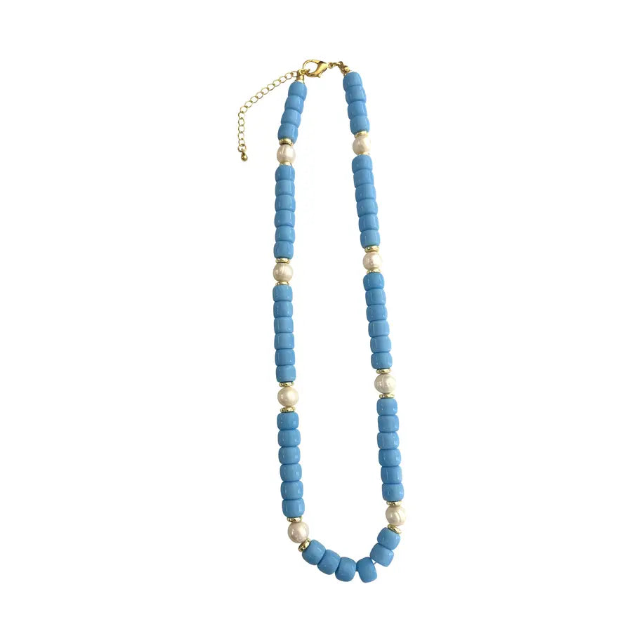 Victory Beaded Pearl Necklace