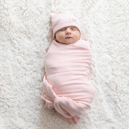Swaddle & Beanie Set