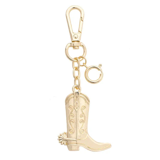 Cowboy Boot Bag Charm