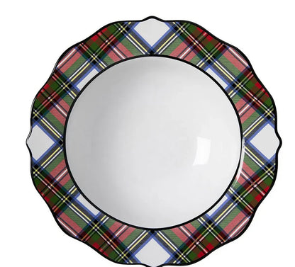 Tartan Serving Bowl 13"