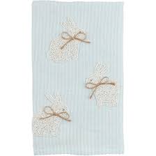 Beaded Easter Tea Towel
