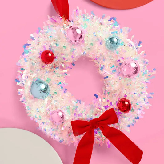 White Christmas Mini Wreath