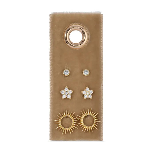 Flower Earring Stud Gift Set