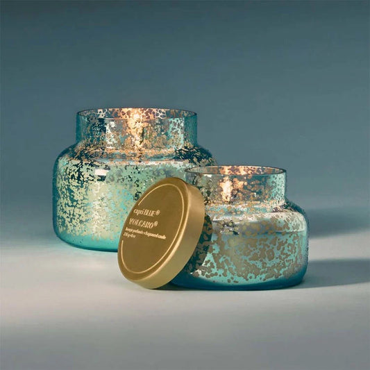 Blue Mercury Volcano Candle