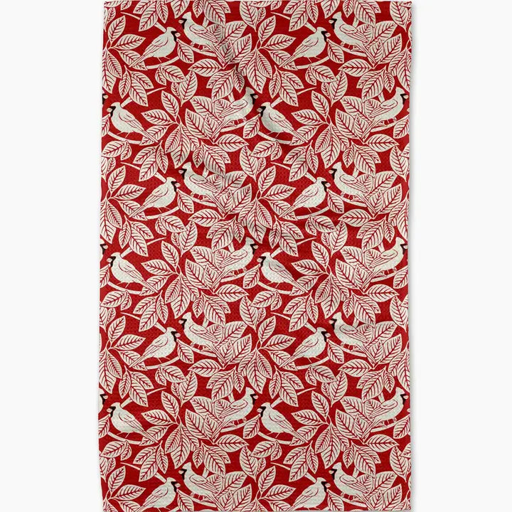 Cardinal Canopy Tea Towel