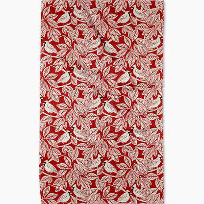 Cardinal Canopy Tea Towel
