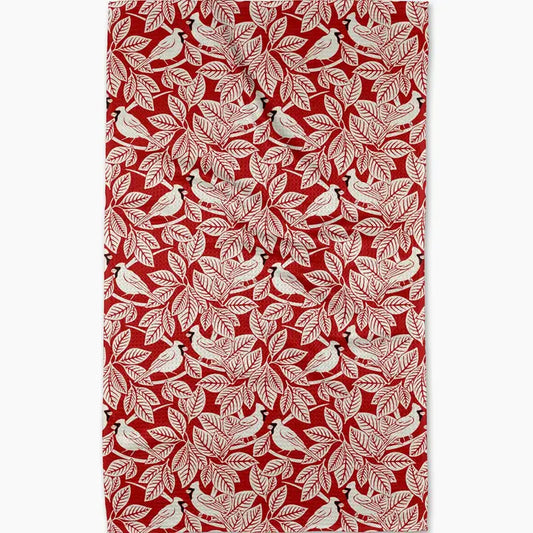 Cardinal Canopy Tea Towel