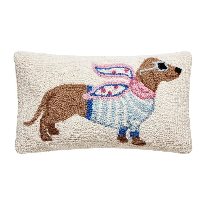 Chic Dachshund Hook Pillow
