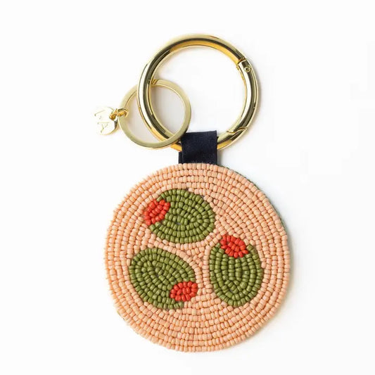 Olive Accessory Key Ring Blush