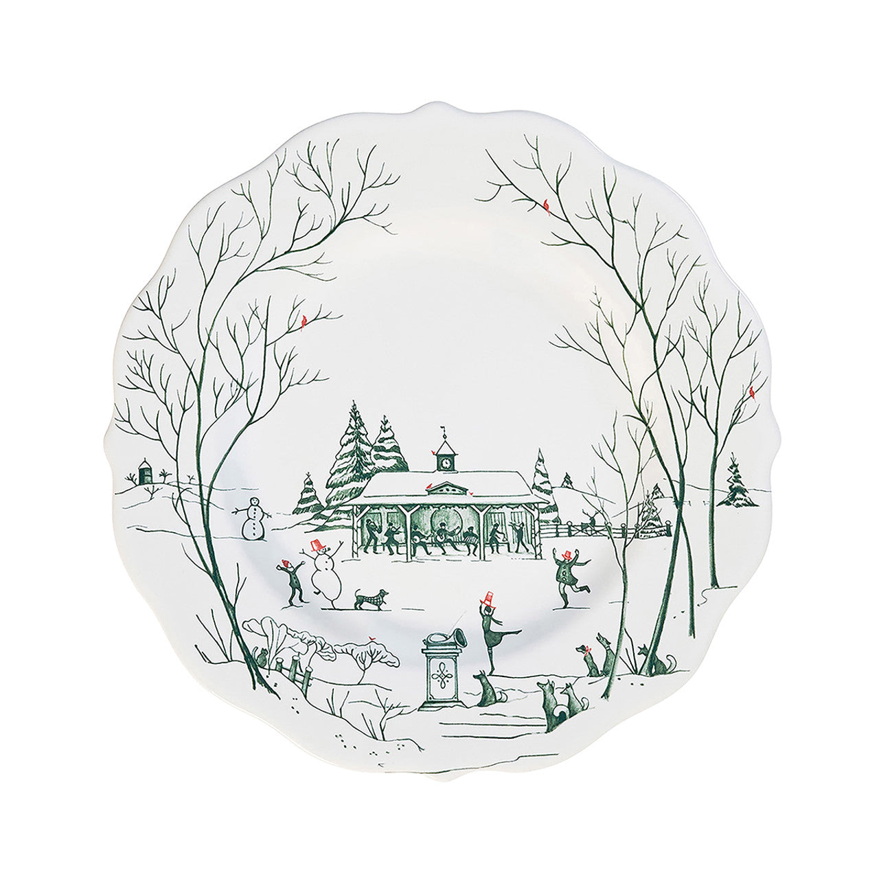 Evergreen CE Winter Frolic Salad plate
