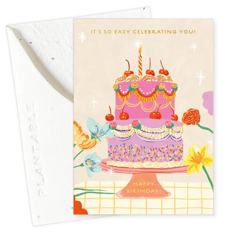 Cherry Cake Card