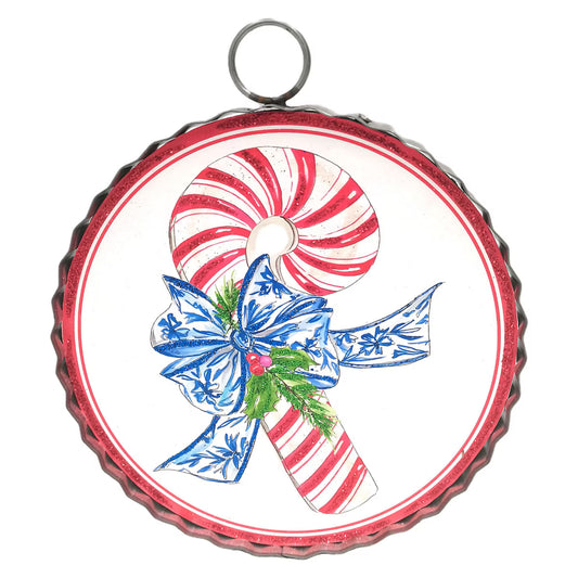 Round Mini Chinoiserie Candy Canes