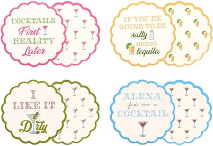 Cocktail Coaster Set of 24