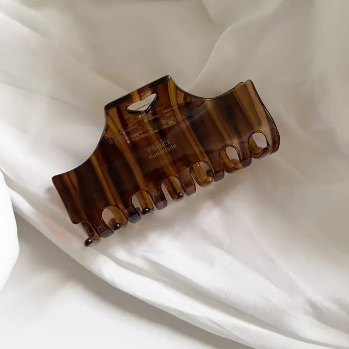 Heart Stripe Claw Clip