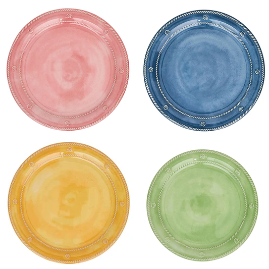 B&T Melamine Multi Dinner Plate Set