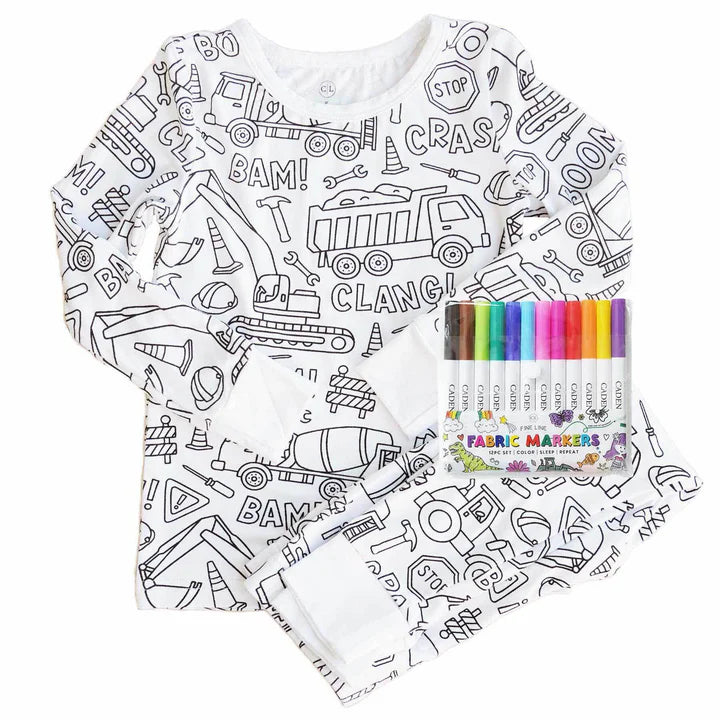 Construction Zone Color PJ Set
