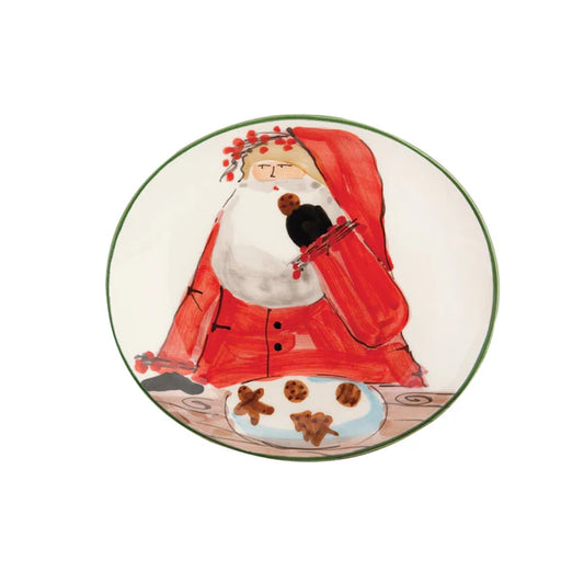 Old St Nick Cookie Plate