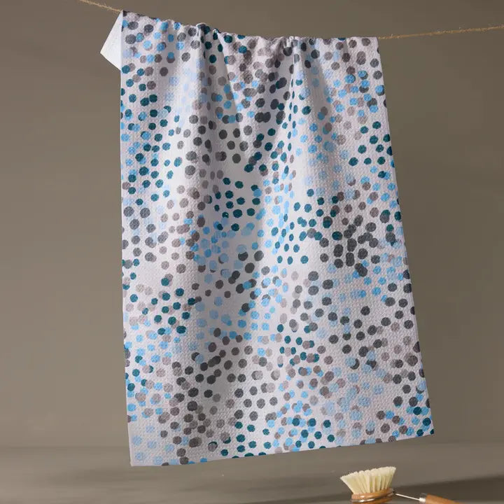 Cool Dots Tea Towel