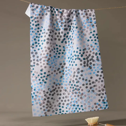 Cool Dots Tea Towel