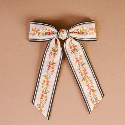 Cream Cottage Crush Hair Bow