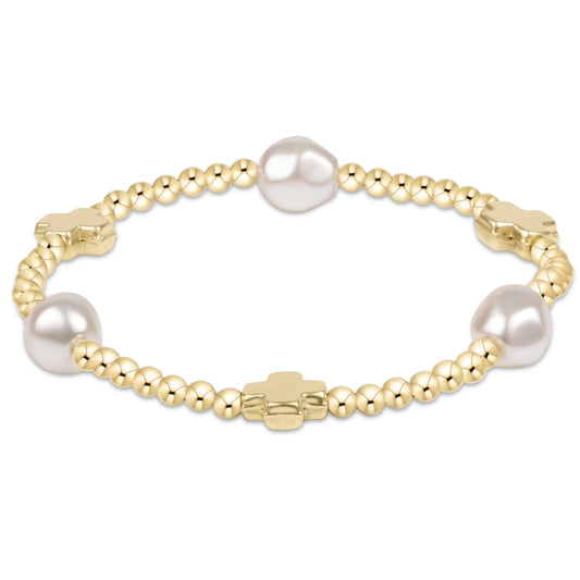 Signature Cross Admire Pearl Bracelet