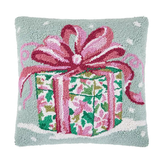 Pink Present Hook Pillow