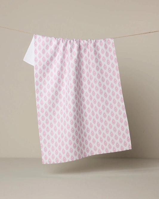 Pink Poppy Tea Towel