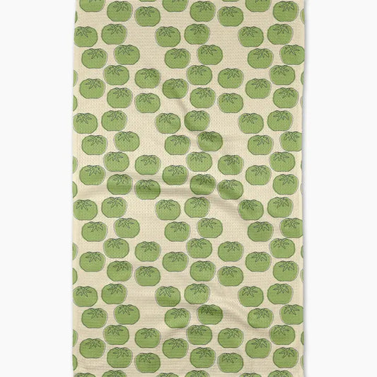 Green Tomatoes Tea Towel