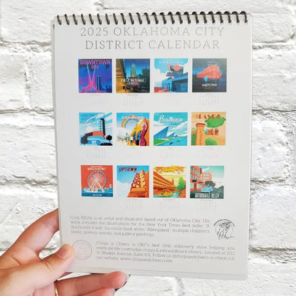 2025 OKC District desk calendar