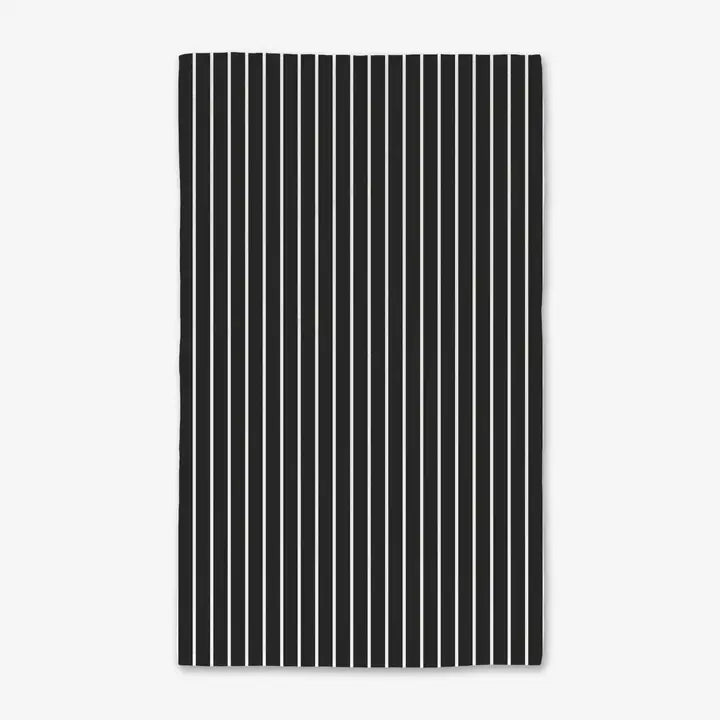 Black Linen Luxe Hand Towel