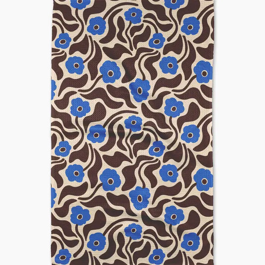 Dancing Blooms Tea Towel