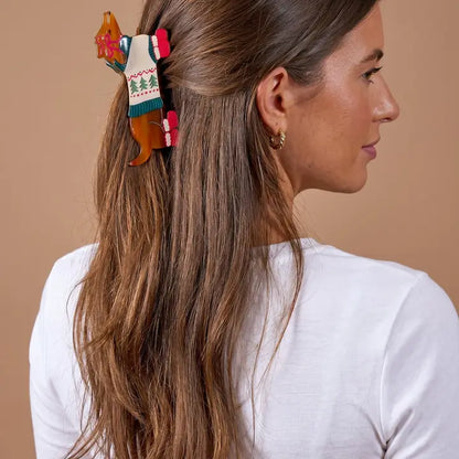 Dashing Dachshund Clip