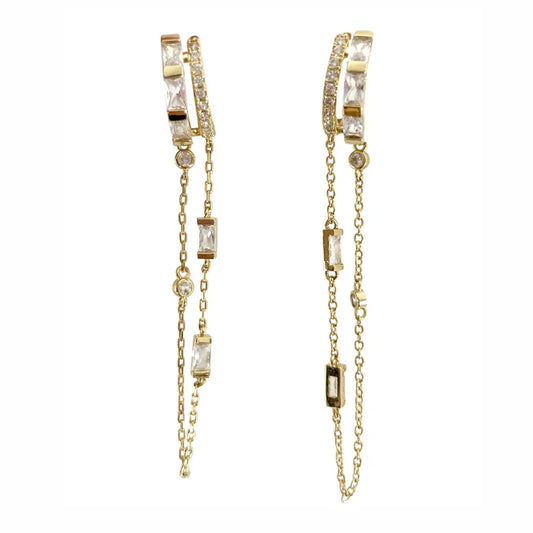 Davina Statement Gold Earrings